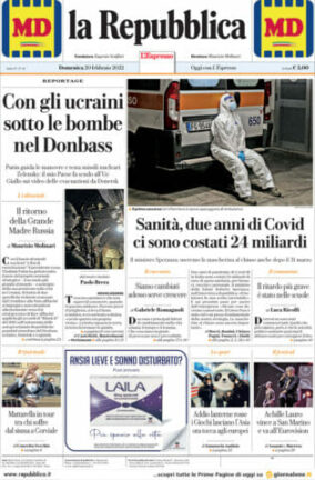 Rassegna stampa di oggi 20 febbraio 2022