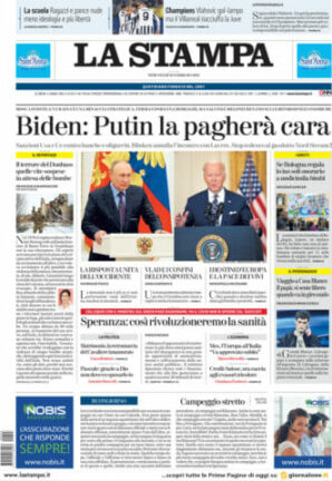 Rassegna stampa di oggi 23 febbraio 2022