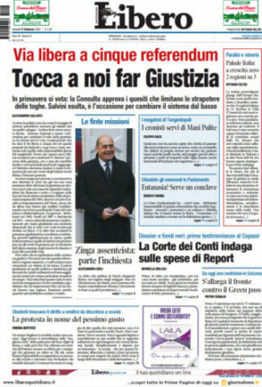 Rassegna stampa di oggi 17  febbraio 2022