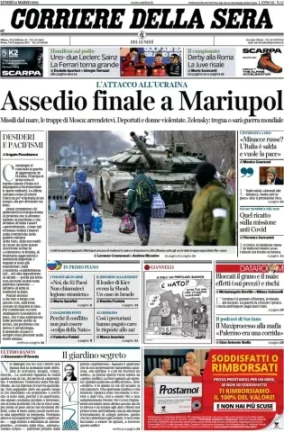 Rassegna stampa di oggi 21 marzo 2022
