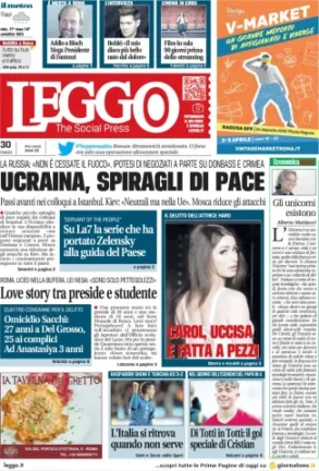 Rassegna stampa di oggi 30 marzo 2022