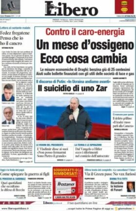 Rassegna stampa di oggi 19 marzo 2022