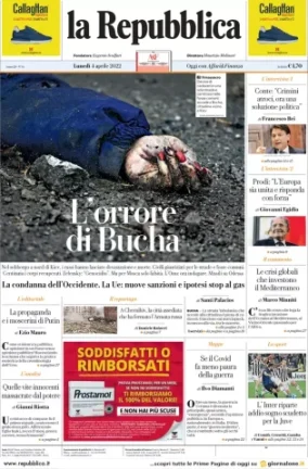 Rassegna stampa di oggi 4 aprile 2022