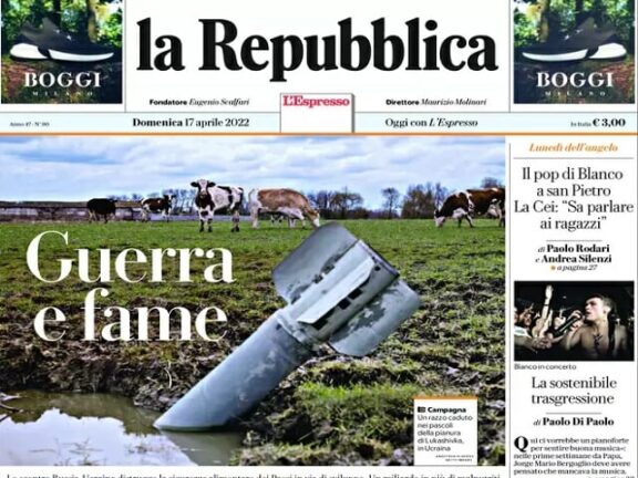 Rassegna stampa di oggi 17 aprile 2022