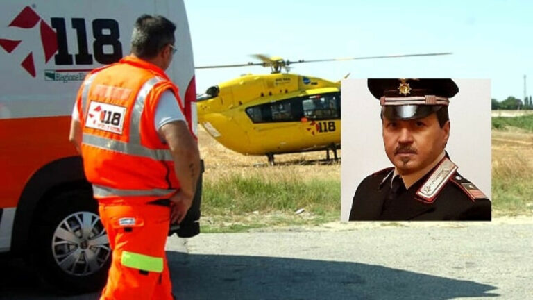 Comandante stazione carabinieri muore in incidente stradale