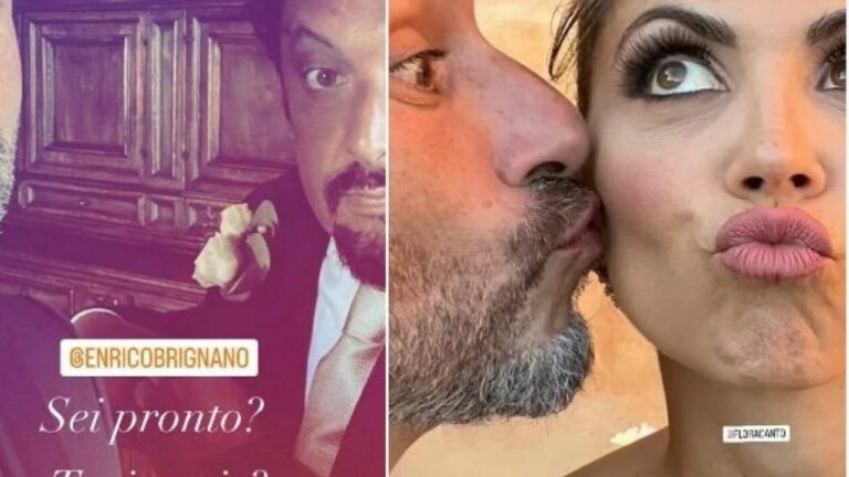 Flora Canto ed Enrico Brignano il giorno più bello