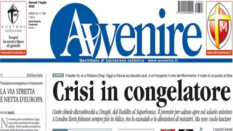 Rassegna stampa di oggi 7 luglio 2022