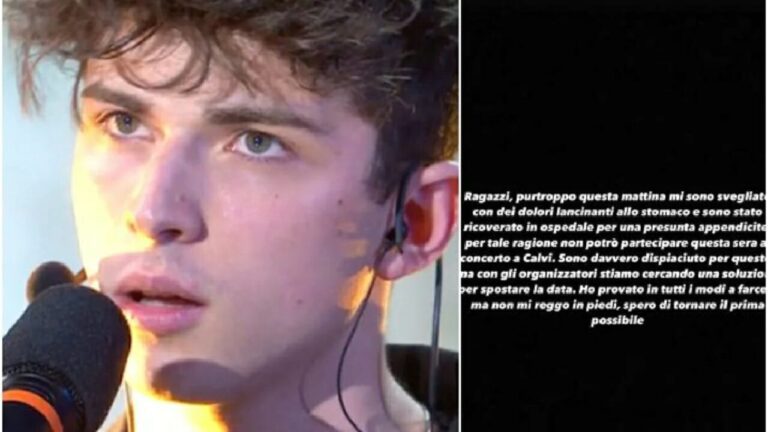 Amici: l’ex Crytical ricoverato in ospedale