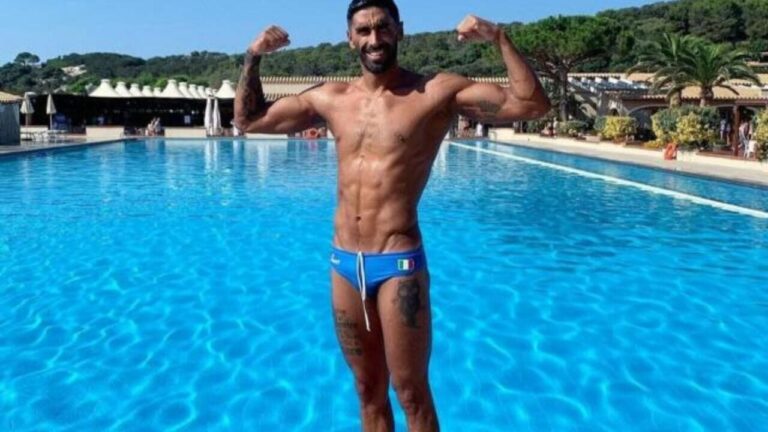 Filippo Magnini che bordata a Federica Pellegrini