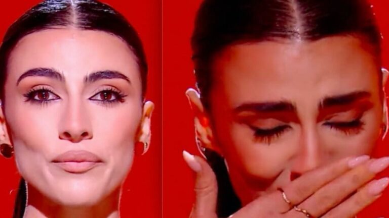 Giulia Salemi pianto in diretta su Italia Uno