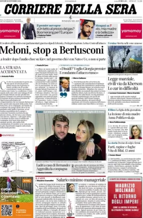 Rassegna stampa di oggi 20 ottobre 2022