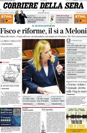 Rassegna stampa di oggi 26 ottobre 2022