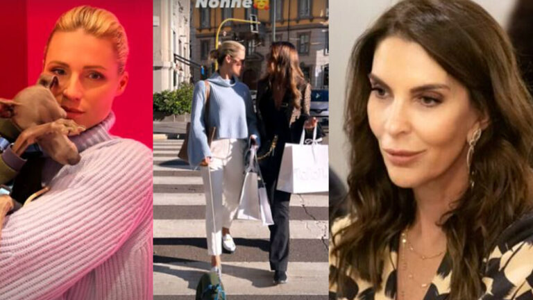 Michelle Hunziker con la consuocera. Chi è