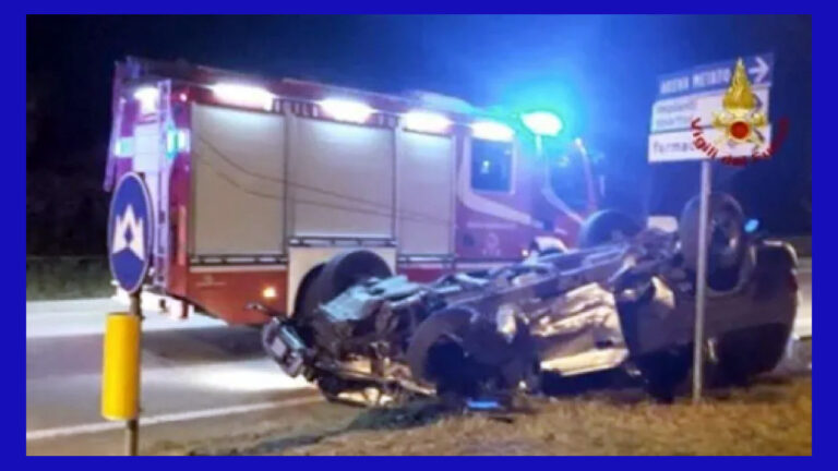 Parola Di Fontanellato: Finisce Con L'auto Contro Un Albero, Muore 26enne