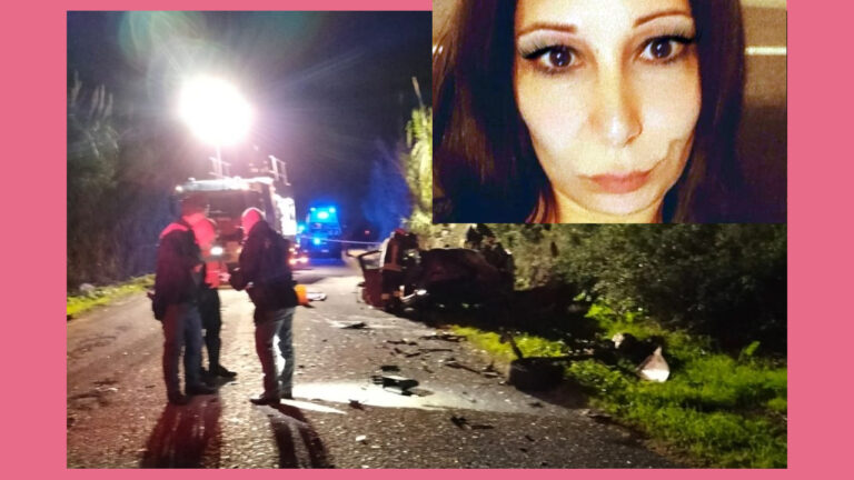 Incidente stradale: Cinzia Cotza, 45 anni, muore sul colpo