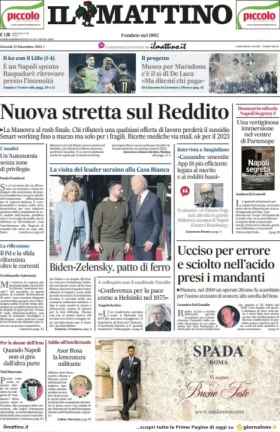 Rassegna stampa di oggi 22 dicembre 2022
