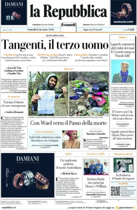 Rassegna stampa di oggi 16 dicembre 2022