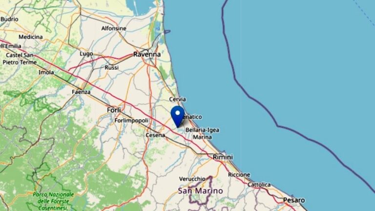 Terremoto Cesena in zona Gambettola scossa di magnitudo 4.1