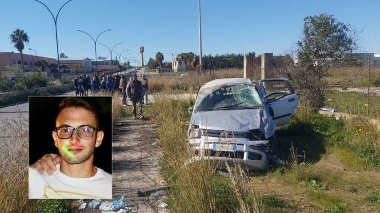 Aragona: Raimondo Giglia, 26 anni, morto in incidente stradale