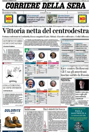 Rassegna stampa di oggi 14  febbraio 2023
