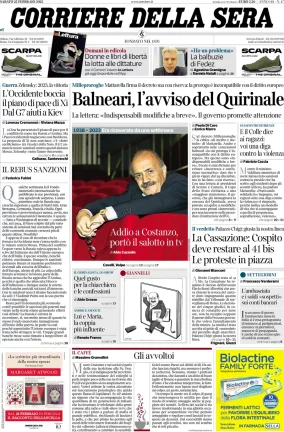 Rassegna stampa di oggi 25 febbraio 2023