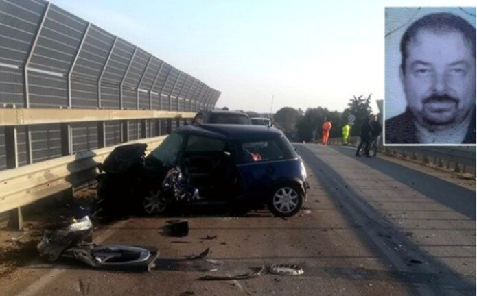 Antonio Paciullo morto in uno schianto fatale a Mesagne