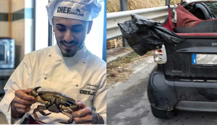 Scalea: Amedeo Marino, chef 24enne, morto in incidente stradale