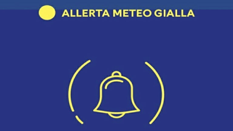 Allerta meteo gialla domani 4 marzo