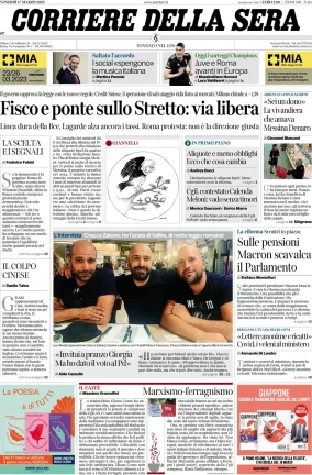Rassegna stampa di oggi 17 marzo 2023