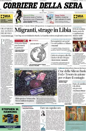 Rassegna stampa di oggi 13marzo 2023