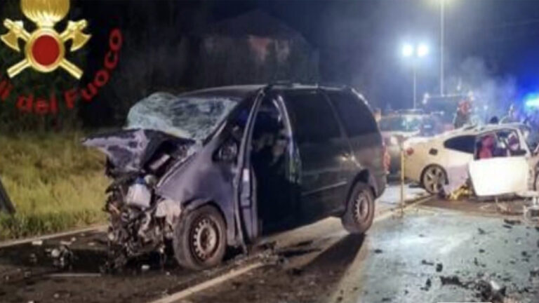 Nizza Monferrato: 4 morti nel frontale fra due auto