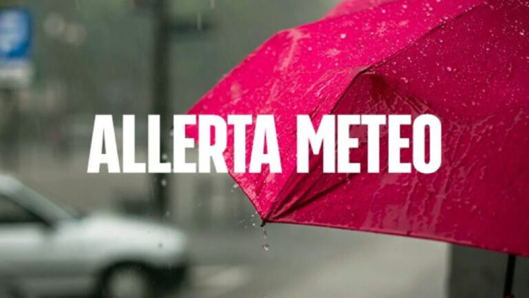Allerta meteo rossa, arancione e gialla domani 24 maggio