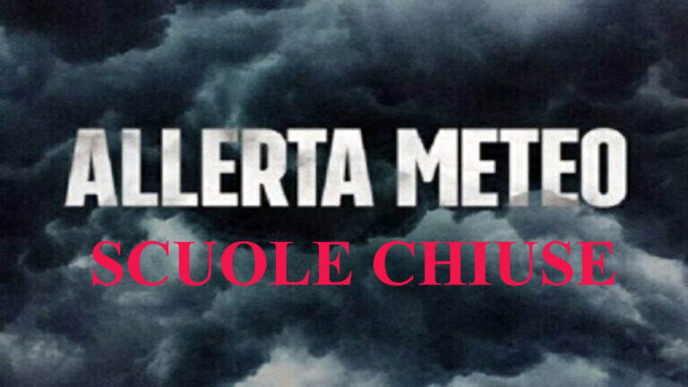 Allerta meteo per domani 17 maggio. Scuole chiuse