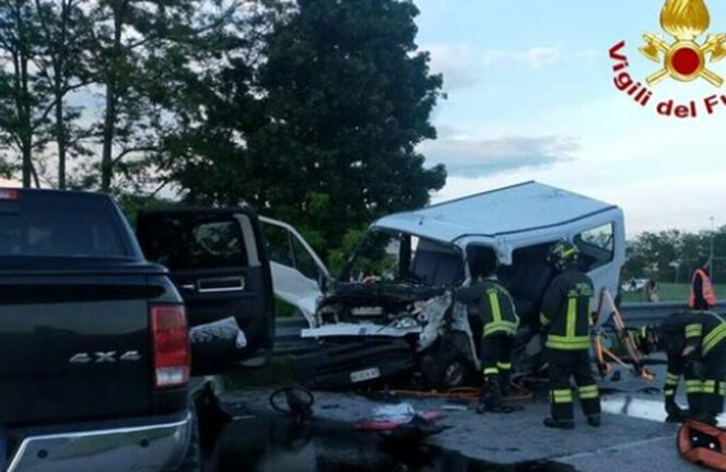 Cittadella: 1 morto e 1 ferito nello scontro furgone contro pick-up