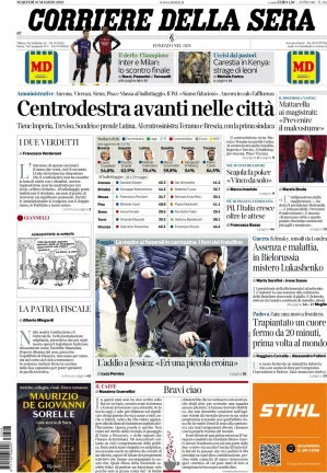 Rassegna stampa di oggi 16 maggio 2023