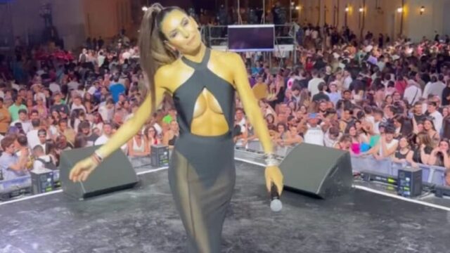 Elisabetta Gregoraci prezzo e marca outfit per la prima di Battiti Live