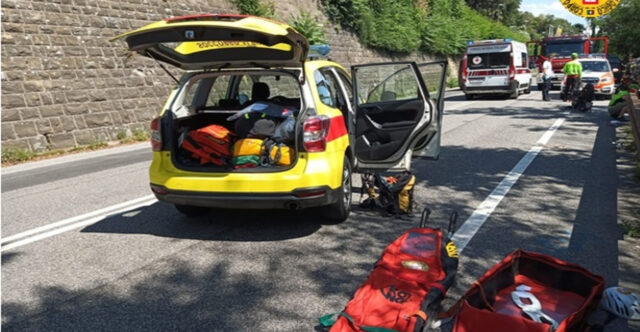 Trieste: motociclista morto sul colpo sbalzato fuori strada