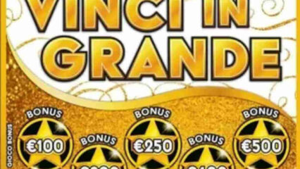 Gratta e Vinci: con 10 euro vince due milioni di euro