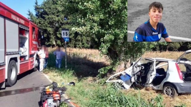 Catanzaro: 16enne morto in incidente stradale. Auto contro albero