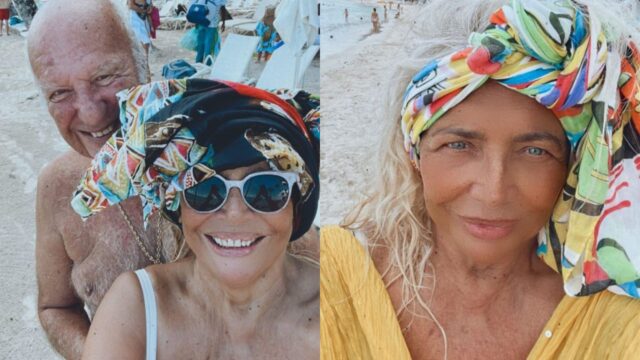 Mara Venier e le vacanze con il suo Nicola Carraro