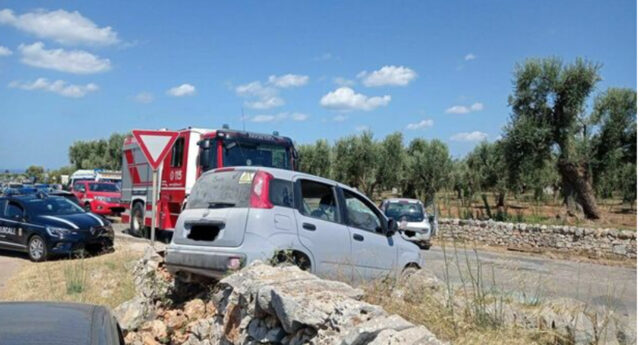 Brindisi: una donna morta e diversi feriti nello scontro fra tre auto