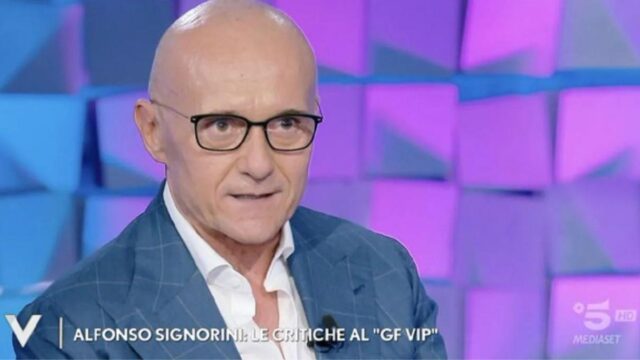 Alfonso Signorini chiede scusa per il Gf Vip 7