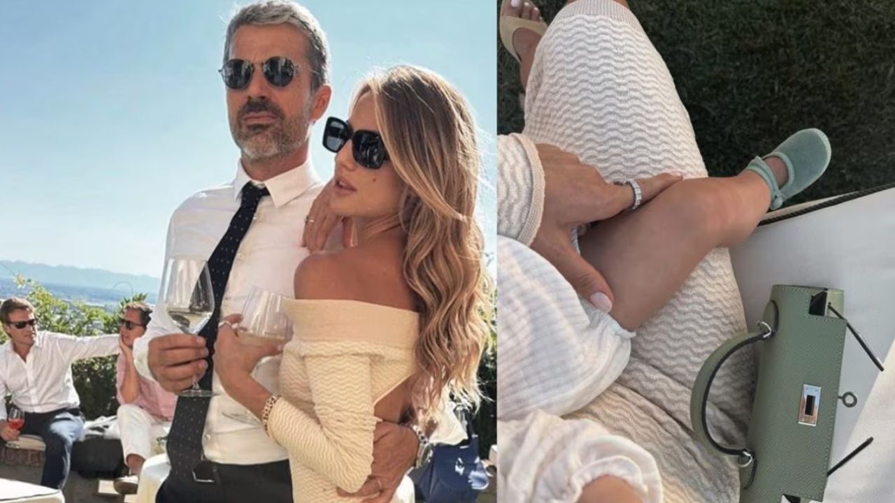 Cristina Marino stupenda al battesimo di Noè Roberto