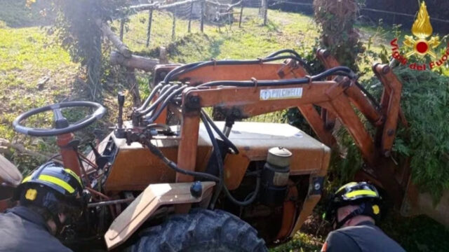 Germignaga, agricoltore muore nel suo terreno schiacciato dal trattore