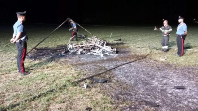 Basilicanova, deltaplano precipita morti padre e figlio