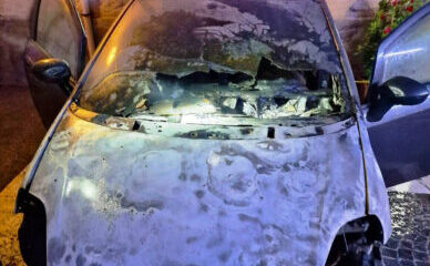 Serino: auto incendiata nella notte