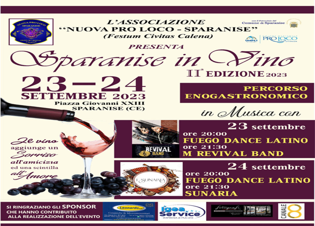 Sparanise, la Festa del Vino