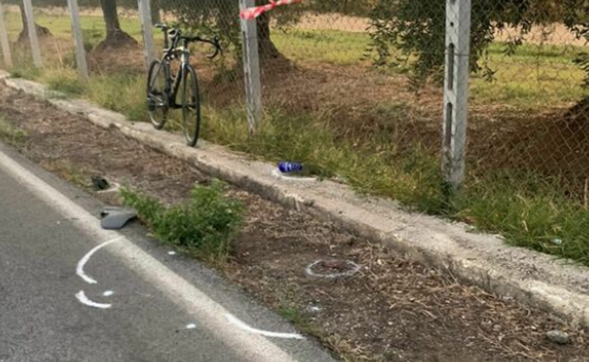 Cisterna di Latina: ciclista 46enne travolto e ucciso da auto pirata