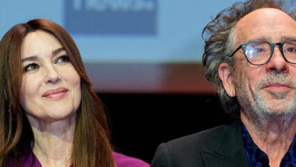 Festa del Cinema di Roma 2023: Monica Bellucci e Tim Burton, la scintillante coppia sul Red Carpet