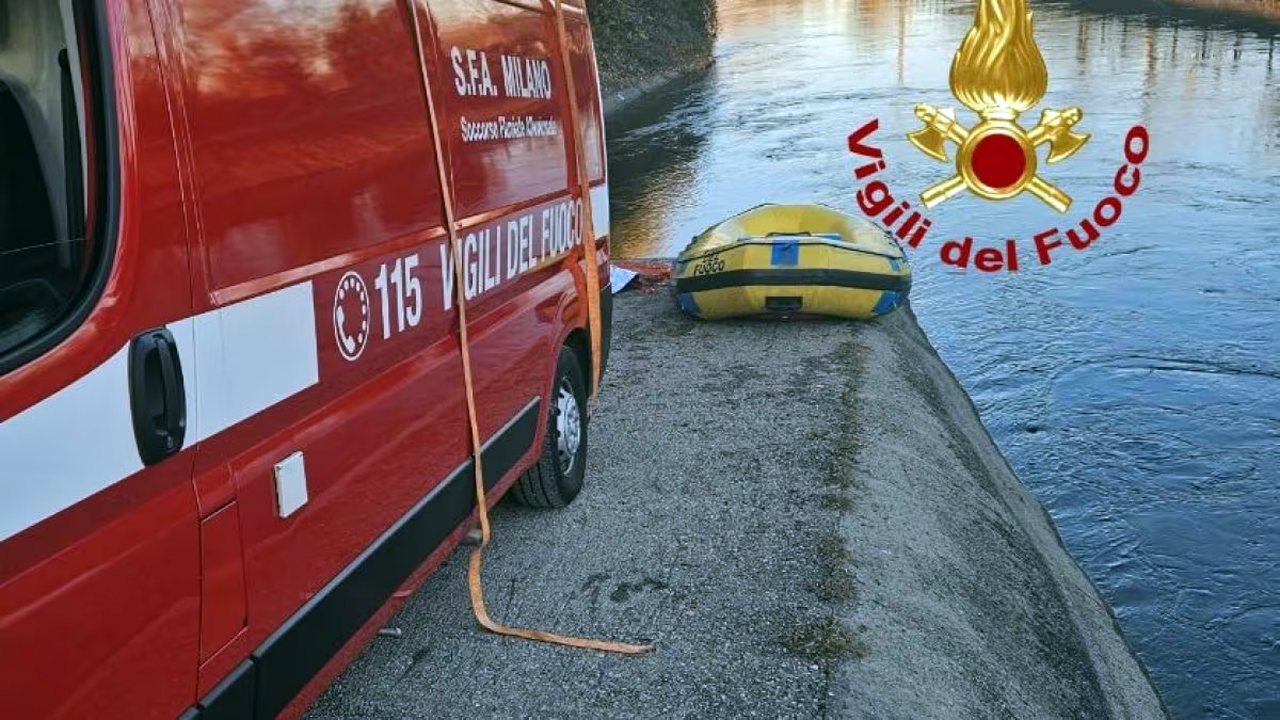Garbagnate Milanese: corpo di donna recuperato nel fiume dai Caschi Rossi
